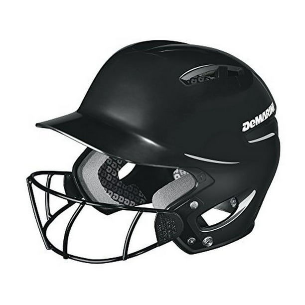 Wilson A5427 Superfit NOCSAE softball batting helmet with mask Scarlet Red